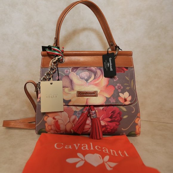 Cavalcanti Genuine Leather made in Italy bag NWT - Picture 2 of 9